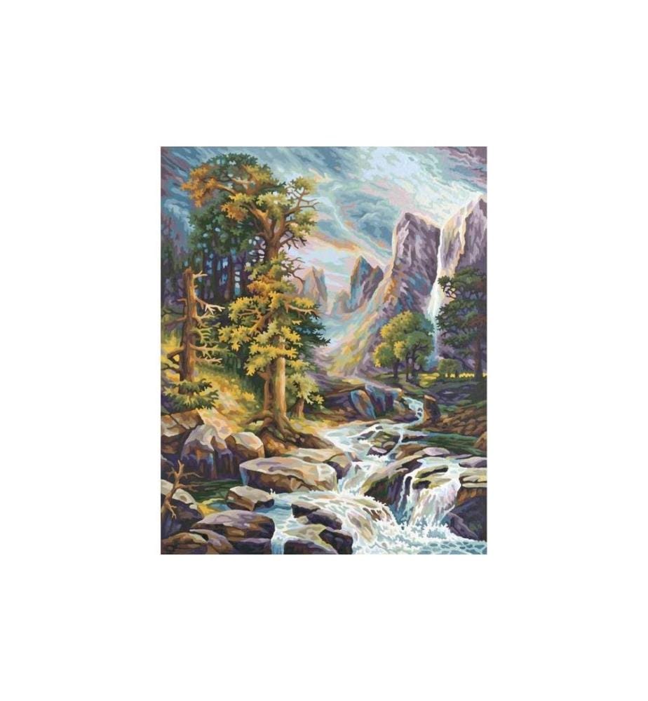 SCHIPPER - Peinture avec chiffres Paysage de hautes montagnes