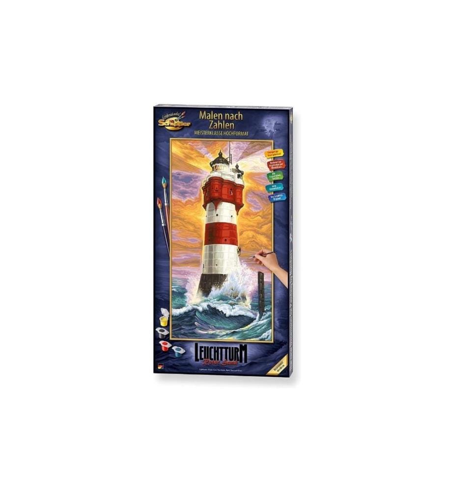 SCHIPPER - Peinture avec chiffres Phare de sable rouge
