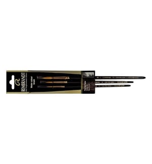 REMBRANDT - Aquarellpinsel 3-teiliges Set
