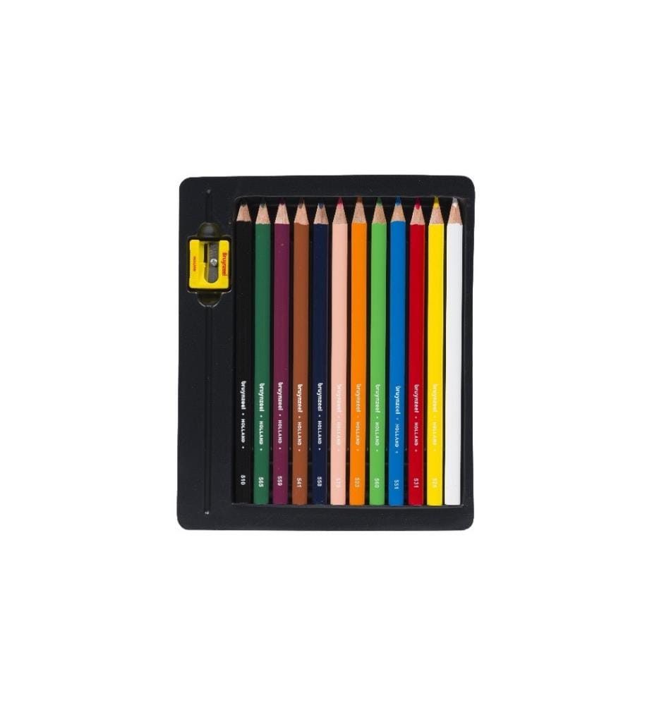 BRUYNZEEL - Farbstifte Triple 12er-Set, Mehrfarbig