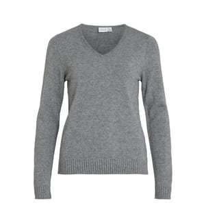 Pullover - Medium Grey Melange