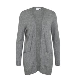 Cardigan - Medium Grey Melange