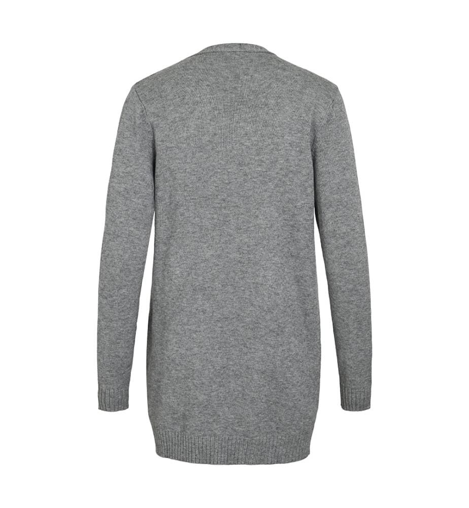 Strickjacke - Medium Grey Melange