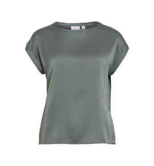 Satin-Top – Grün