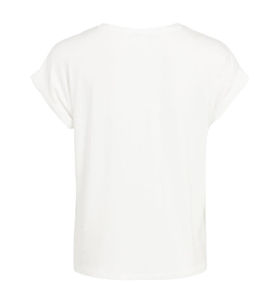 Top en Satin - Weiss
