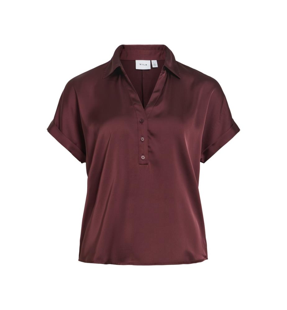 Vienna Ravenna S/S Top – Coffee