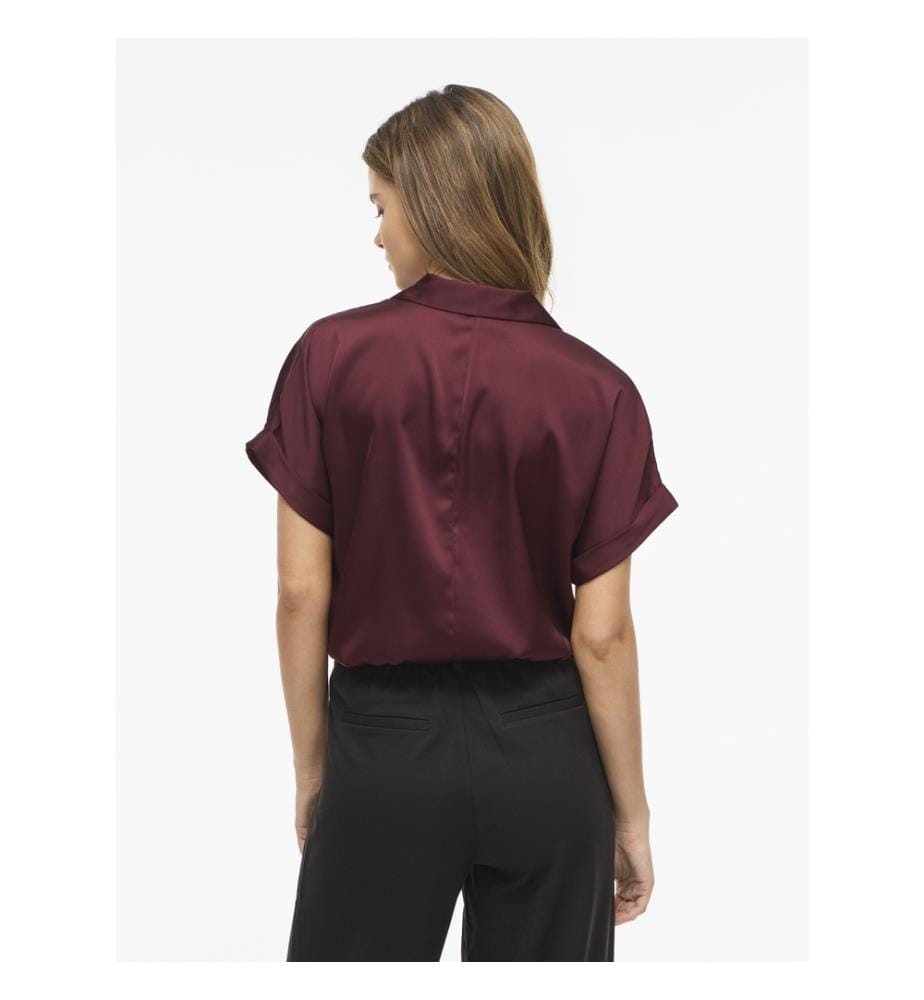 Vienna Ravenna S/S Top – Bordeaux