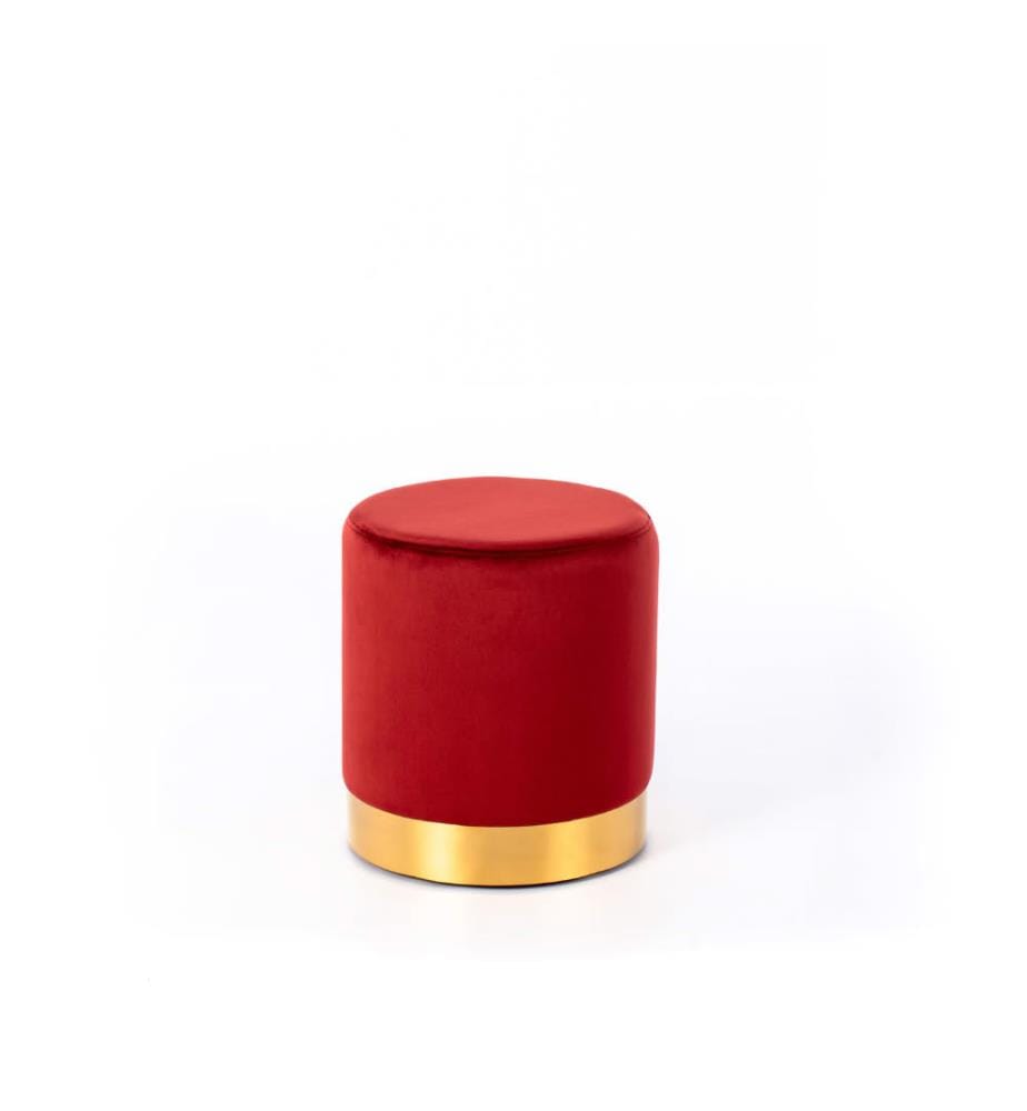 Mou Samt Pouf 36x40 cm