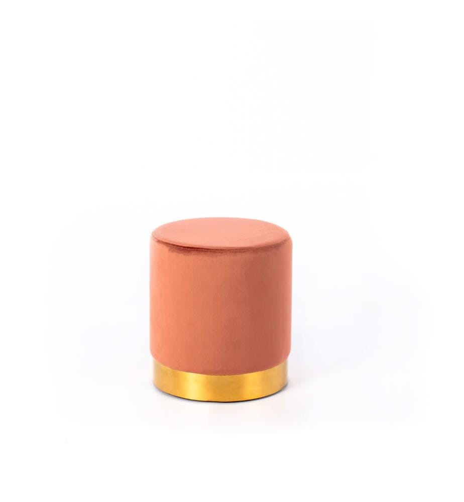 Mou Samt Pouf 36x40 cm