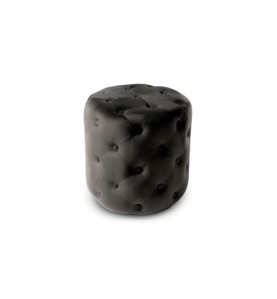 Chester Samt Pouf 48x48 cm