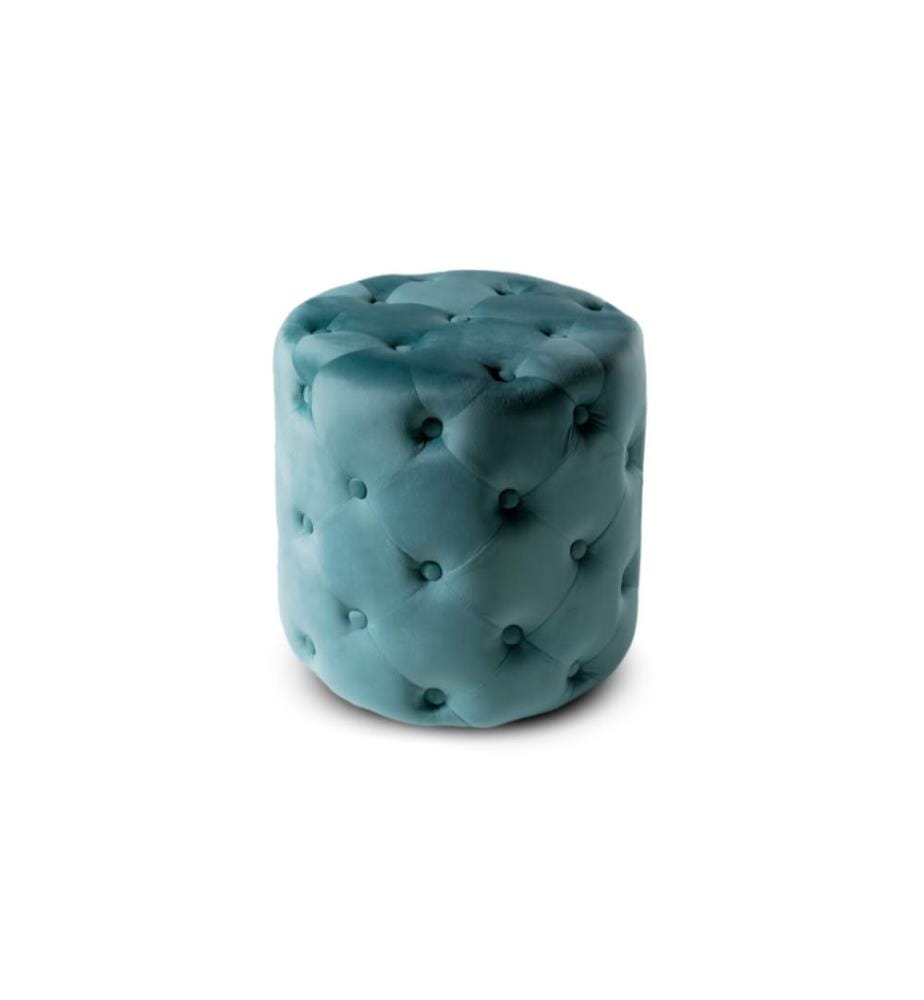 Chester Samt Pouf 48x48 cm