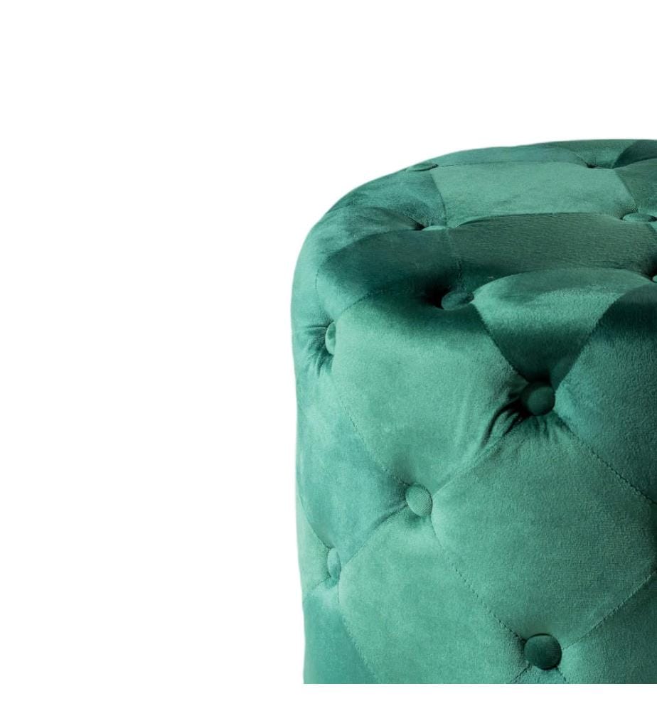 Chester Samt Pouf 48x48 cm
