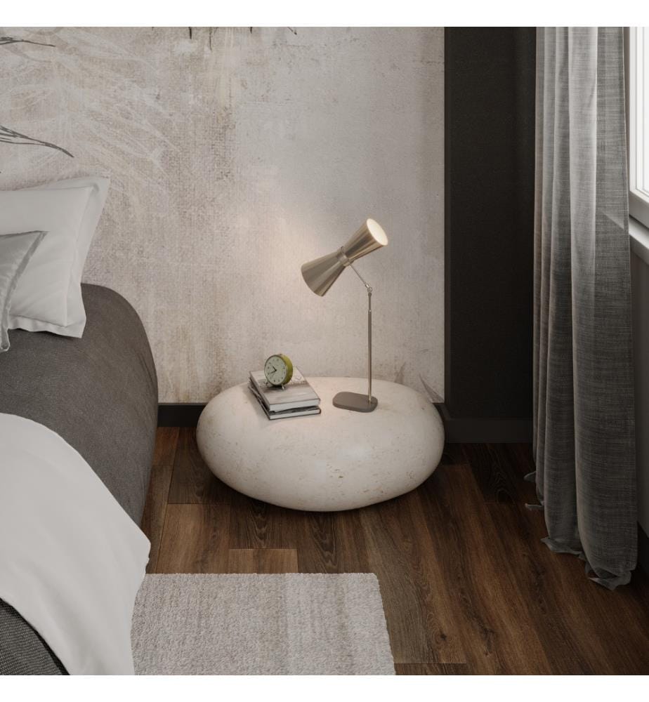 Sasso Table basse en pierre fossile 50x75x27 cm