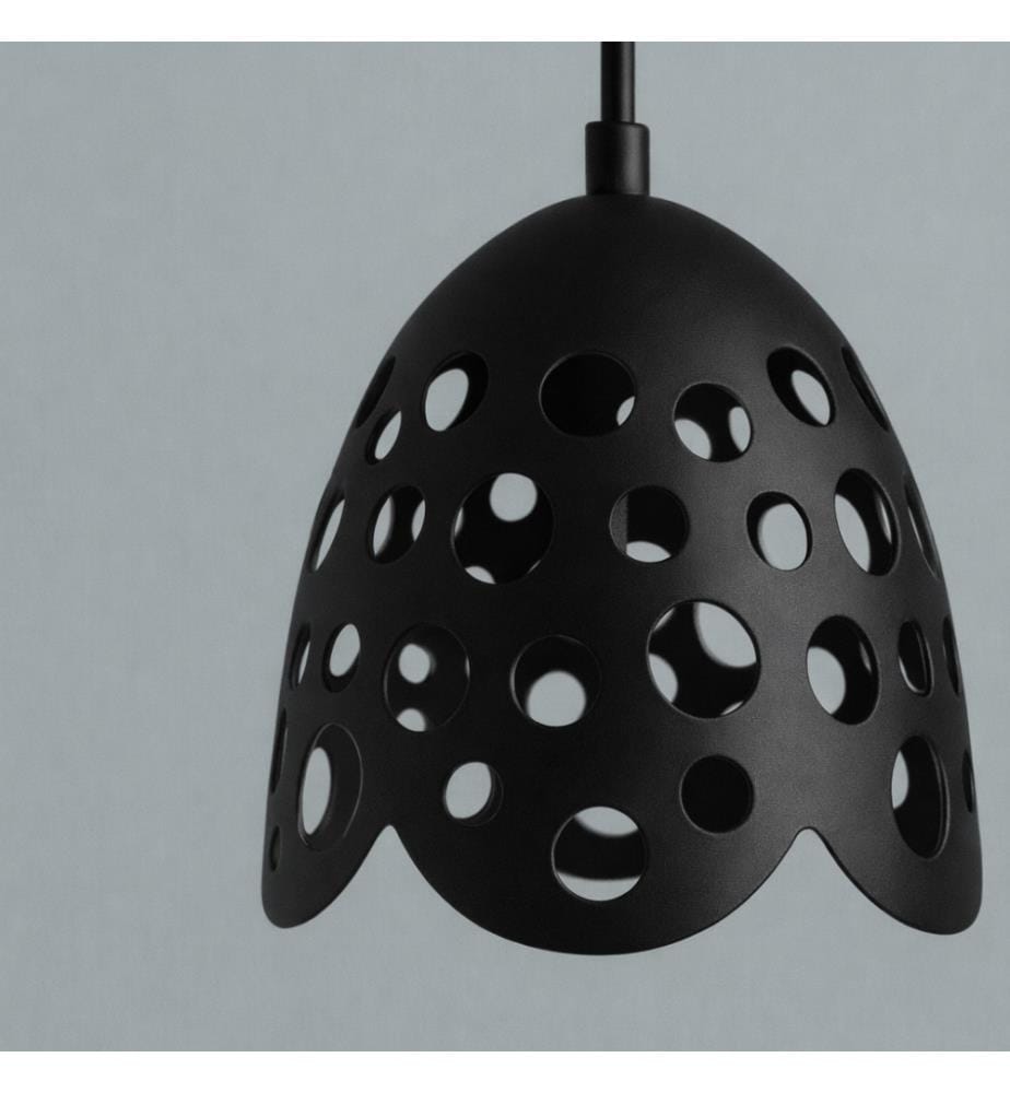 Glocken Multi-Pendelleuchte 20x20x125 cm - Schwarz