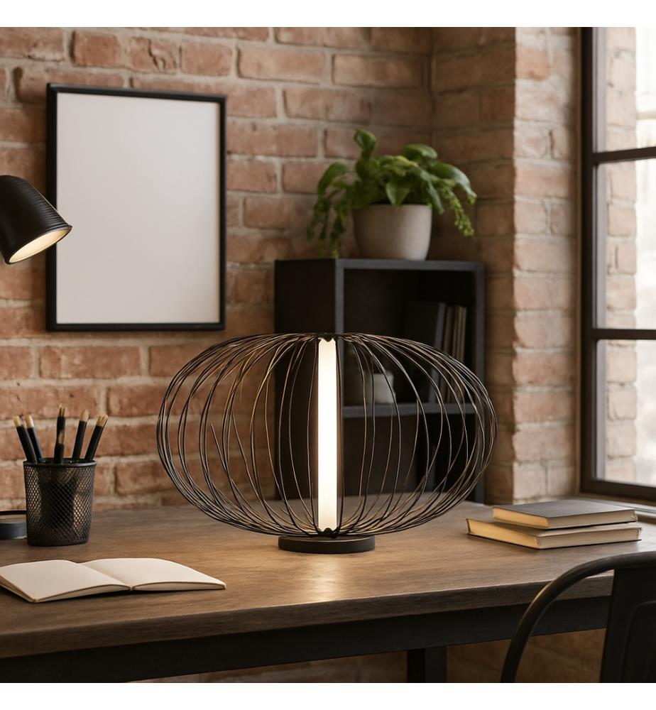 LED-Tischlampe Mizar - Schwarz