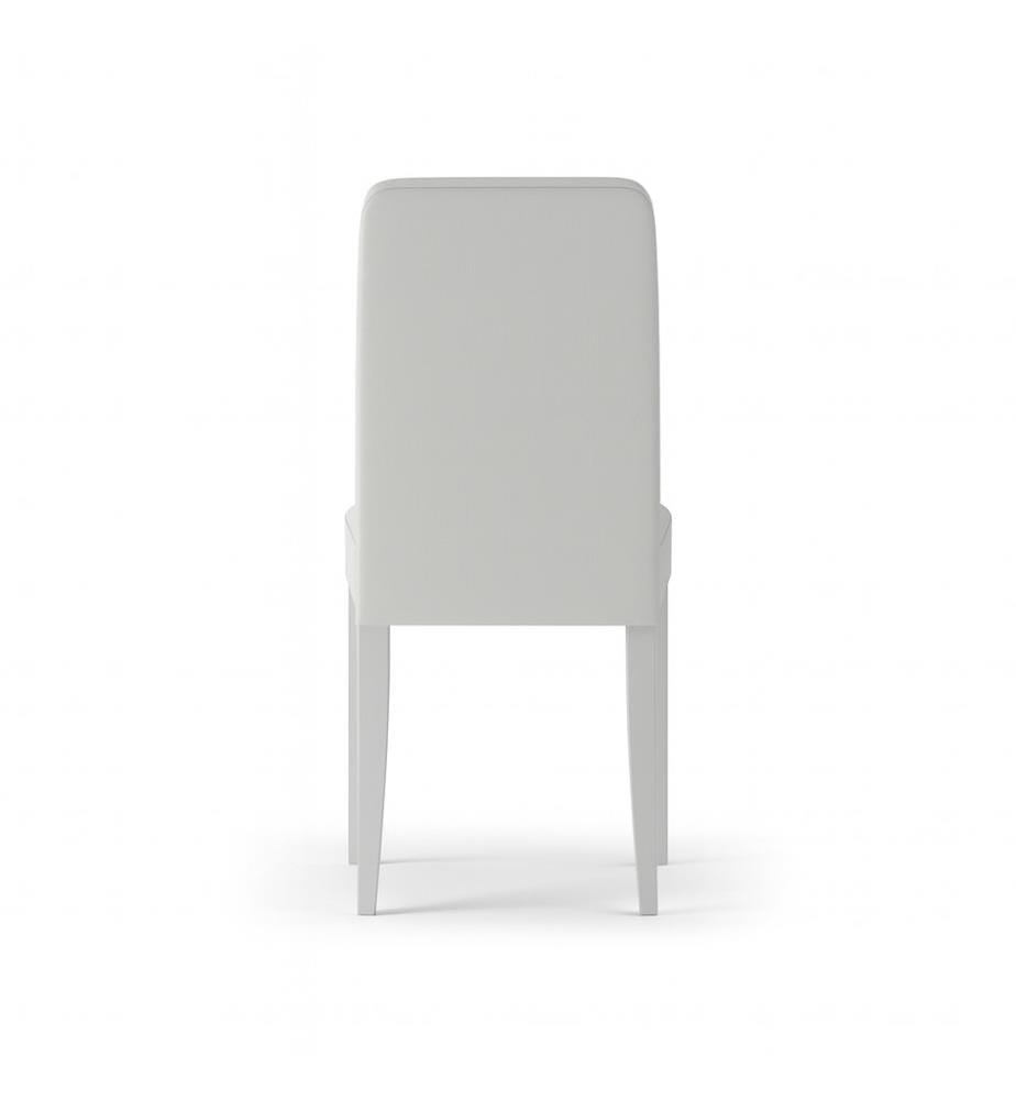 2er-Set Anita Kunstlederstühle 46x59x99 cm - Weiss und Grau