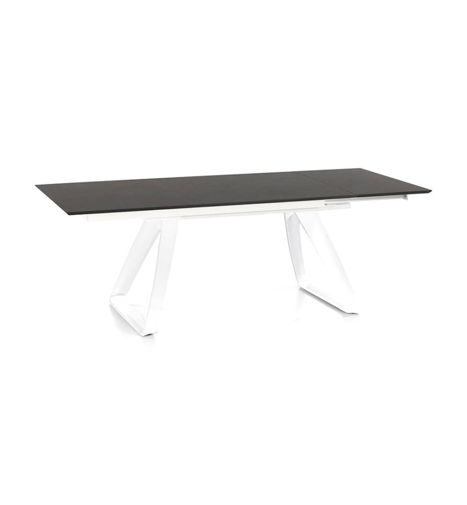 Barret Ausziehbarer Tisch 170/270x90 cm - Dunkelgrau und Weiss