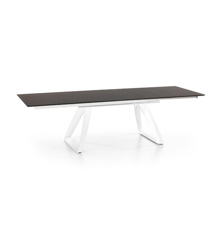 Barret Ausziehbarer Tisch 170/270x90 cm - Dunkelgrau und Weiss