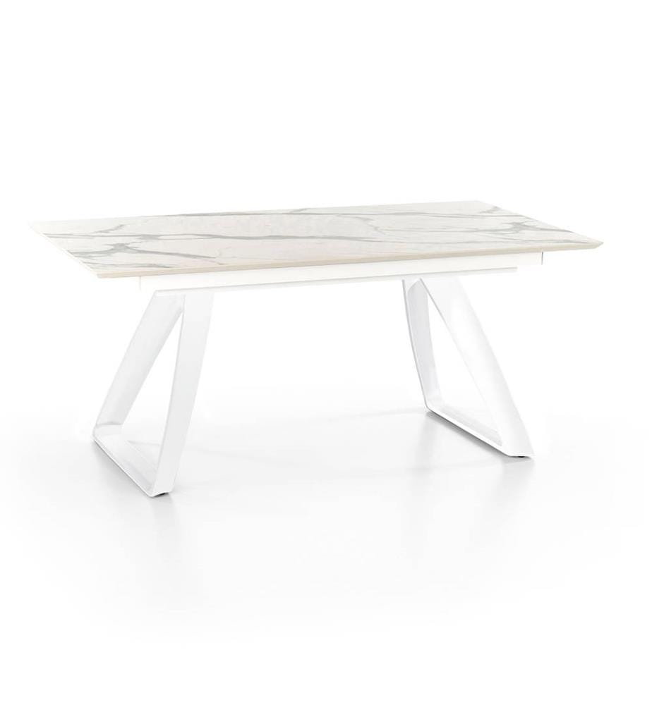 Barret Ausziehbarer Tisch 170/270x90 cm - Weisser Marmor
