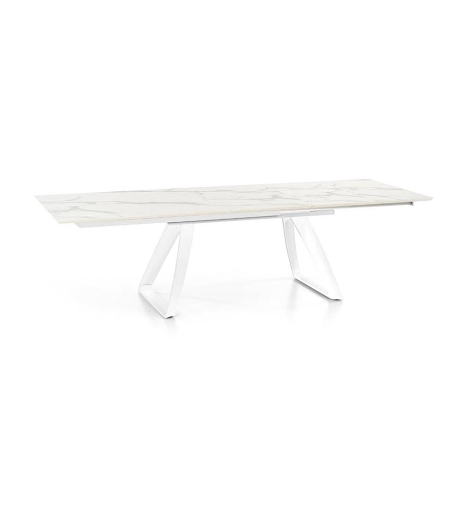 Barret Ausziehbarer Tisch 170/270x90 cm - Weisser Marmor