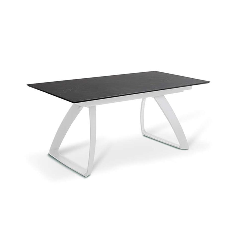 Barret Ausziehbarer Tisch 170/270x90 cm - Schwarz und Weiss