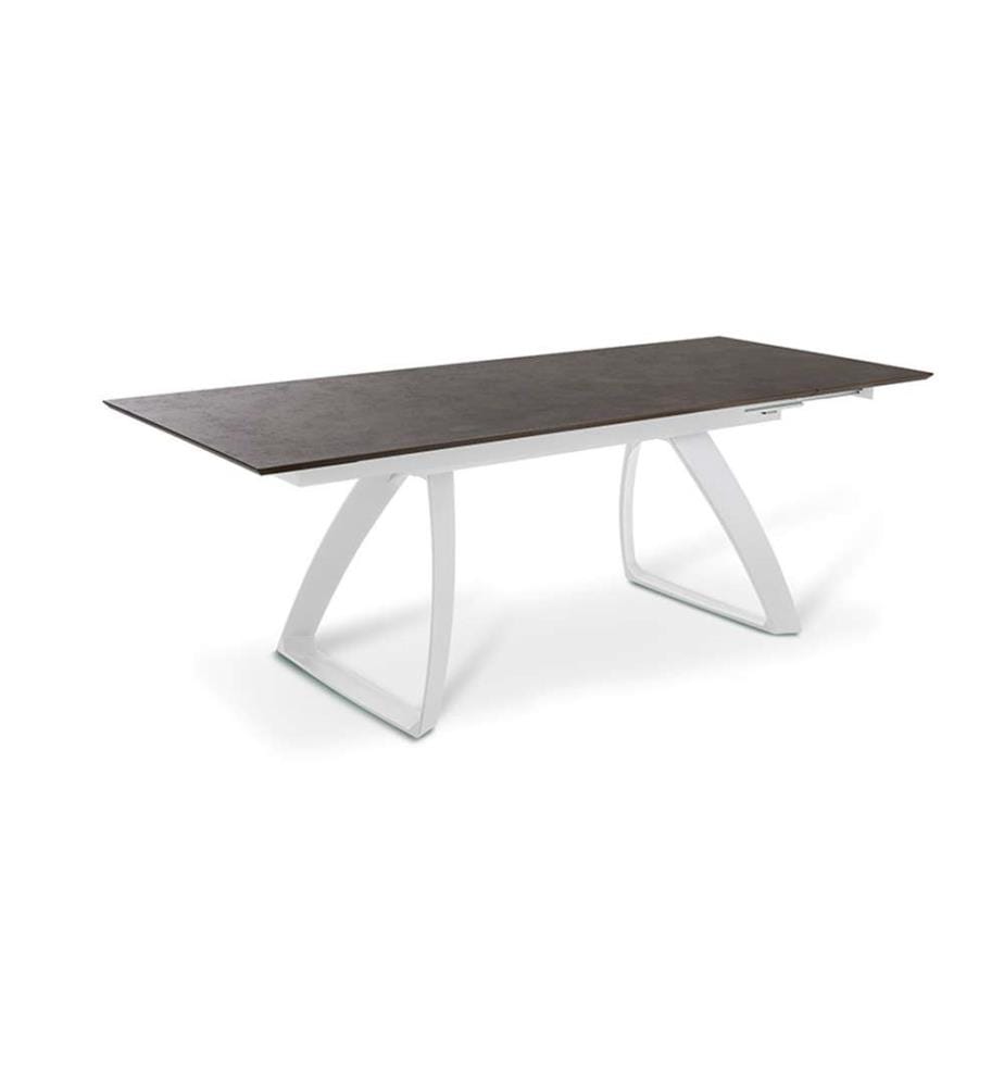 Barret Ausziehbarer Tisch 170/270x90 cm - Rost Weiss