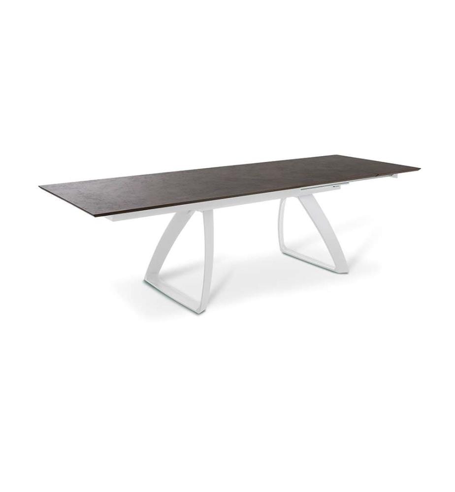 Barret Ausziehbarer Tisch 170/270x90 cm - Rost Weiss