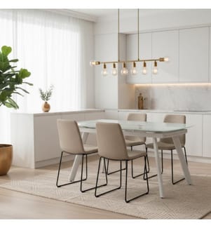 Phil Ausziehbarer Tisch 140/175/210x90 cm - Weiss
