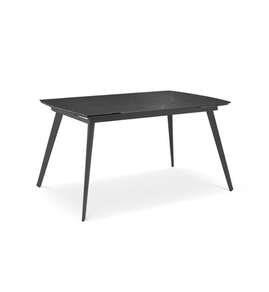Nicolas Ausziehbarer Tisch 140/170/200x90 cm - Schwarz