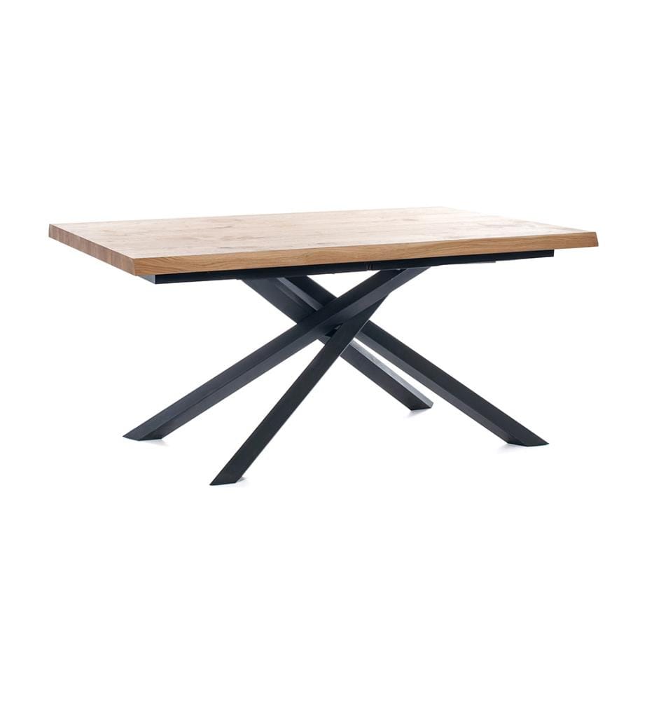 Spike Festtisch 160x90 cm - Braun und Schwarz