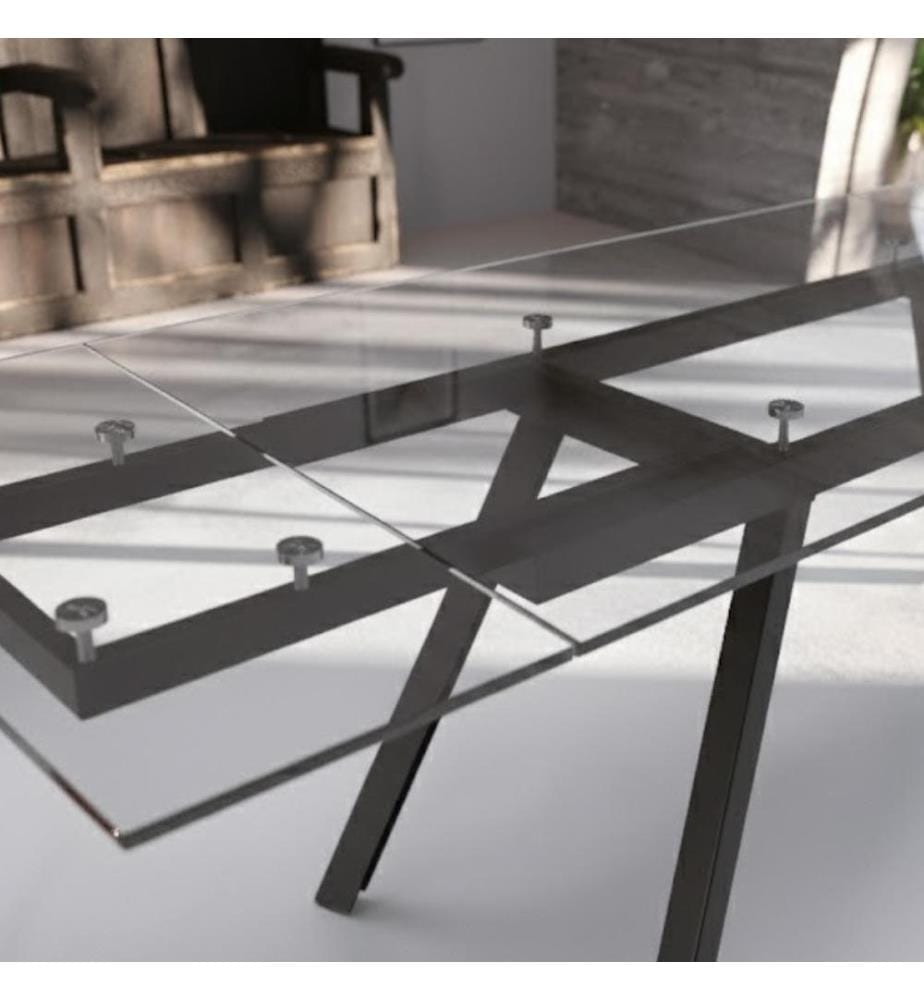 Smokey Ausziehbarer Tisch 160/240x90 cm - Schwarz