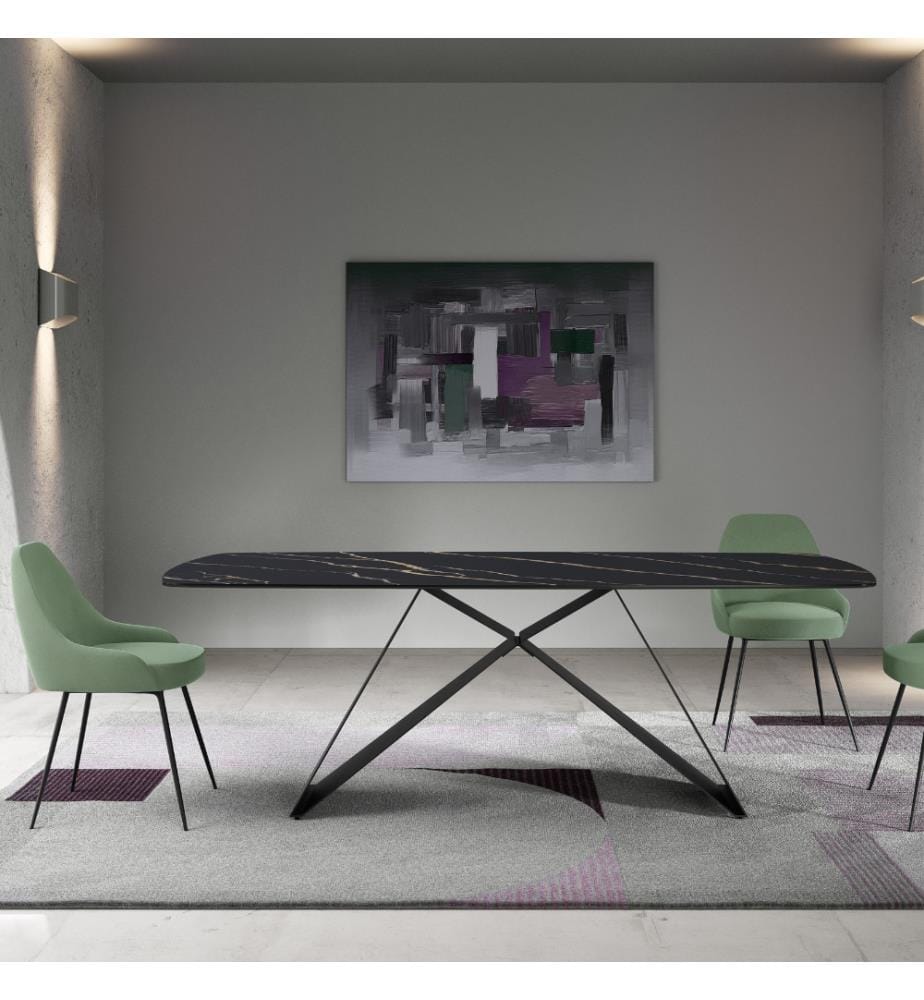 Thano Fester Tisch 220x110 cm - Anthrazit