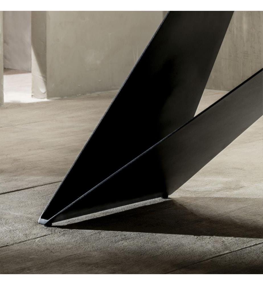 Thano Fester Tisch 220x110 cm - Anthrazit