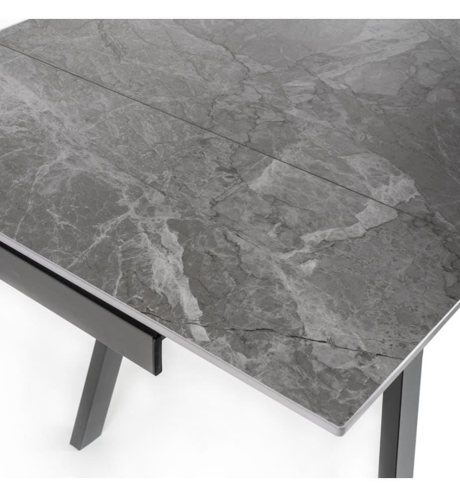 Dylan Ausziehbarer Tisch 140/200x80 cm - Grau und Anthrazit