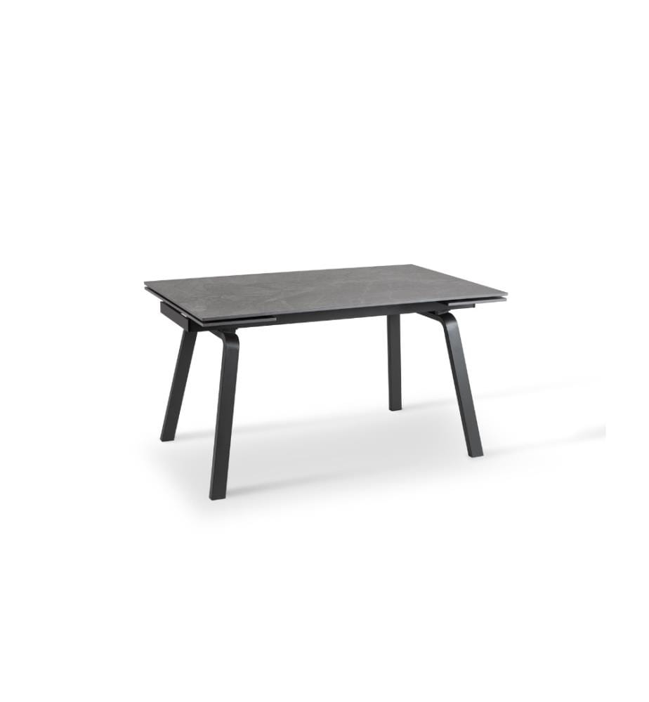 Dylan Ausziehbarer Tisch 140/200x80 cm - Grau und Anthrazit