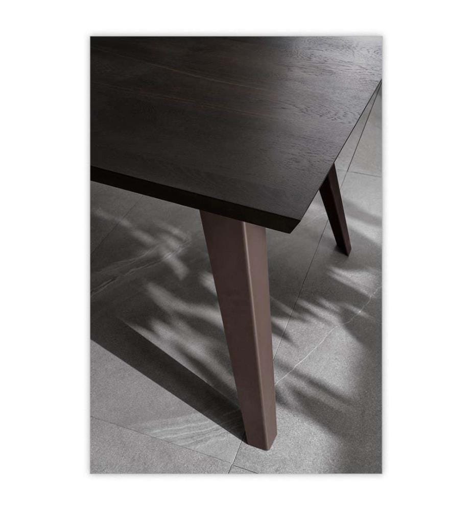 Tisch Scott 160 x 90 cm - Braun und Hellbraun