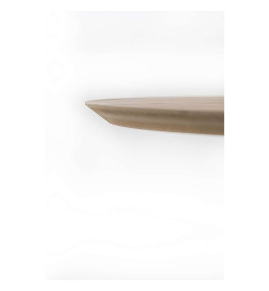 Enry Fixer Runder Tisch 130x130 cm - Braun und Schwarz