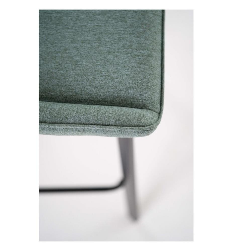 2er-Set Fox Stoffhocker 44x50x94 cm - Aquamarin und Schwarz