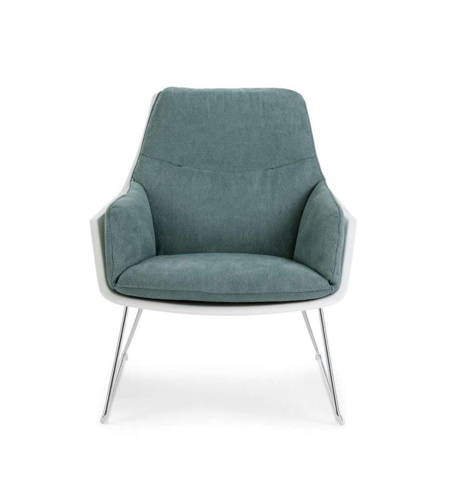 Grace 2er Set Sessel aus Polypropylen 74x85x86 cm - Aquamarin