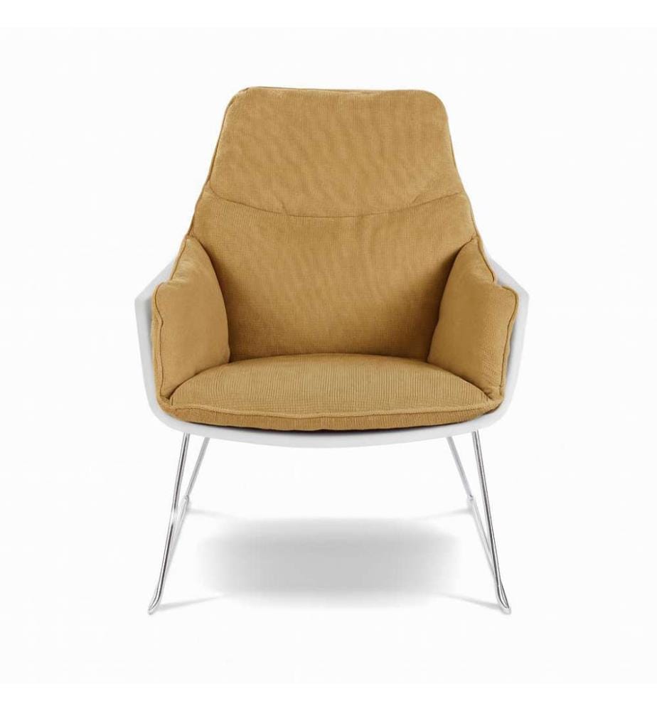 Grace Set di 2 poltrone in polipropilene 74x85x86 cm - Giallo