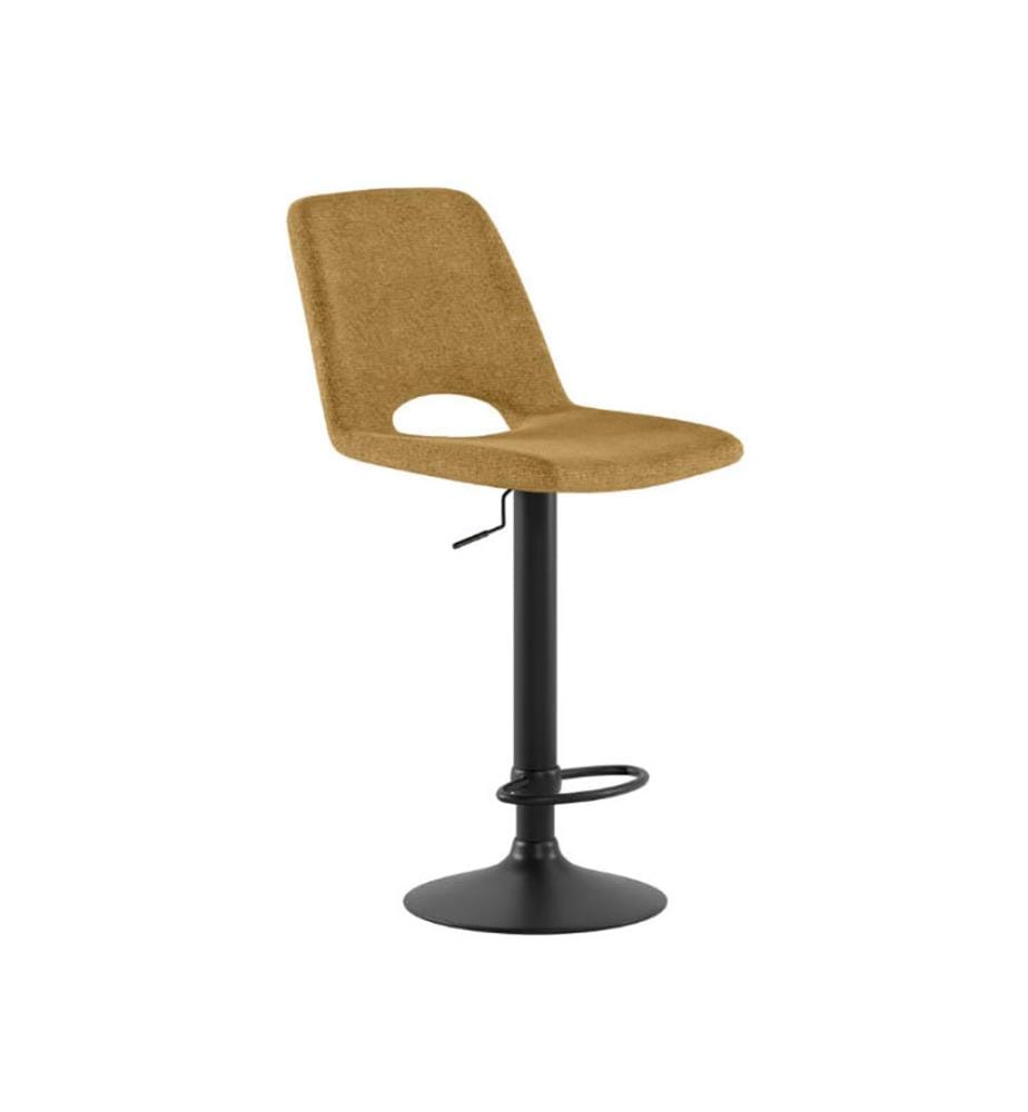 2er-Set Alex Stoffhocker 52x45x89/104 cm - Gelb und Schwarz