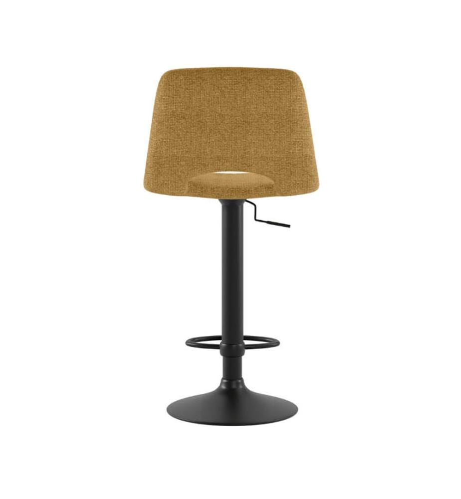 2er-Set Alex Stoffhocker 52x45x89/104 cm - Gelb und Schwarz