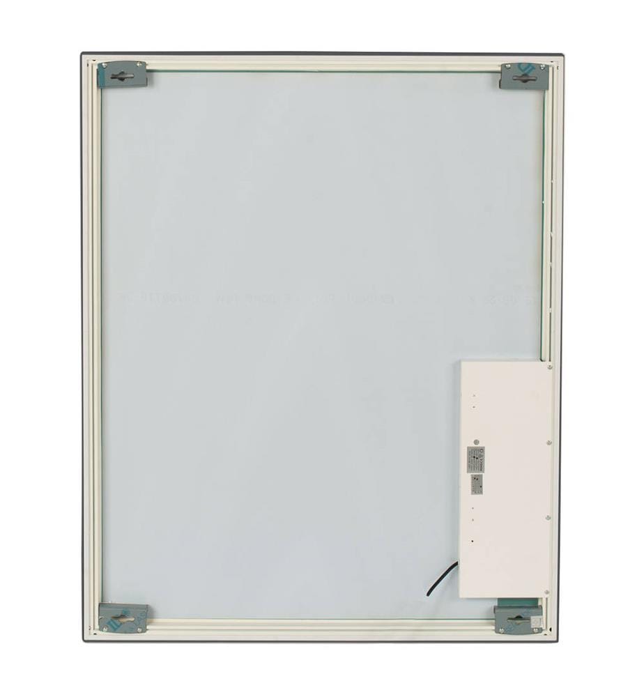 Lumen Wandspiegel mit Led-Licht 100x80 cm - Weiss