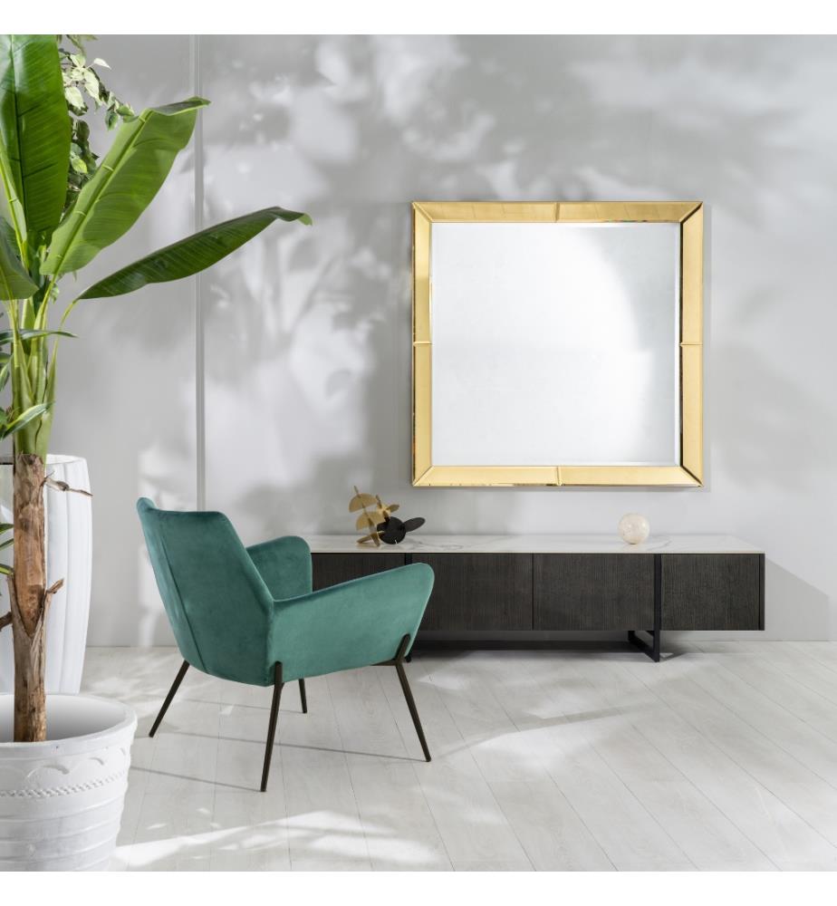 Eracle Wandspiegel 120x120 cm - Gold