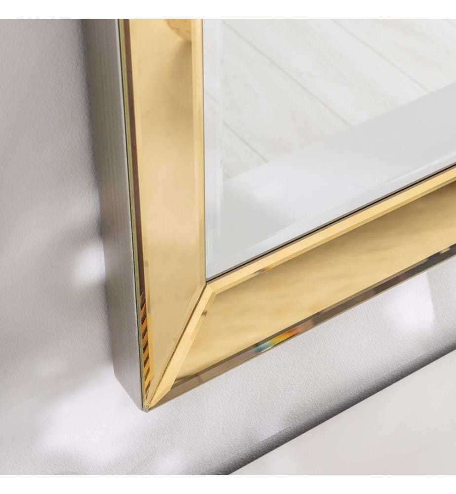 Eracle Wandspiegel 120x120 cm - Gold