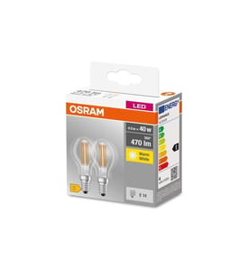 OSRAM - Lampe Base Filament 4W, E14 Blanc chaud (WW)