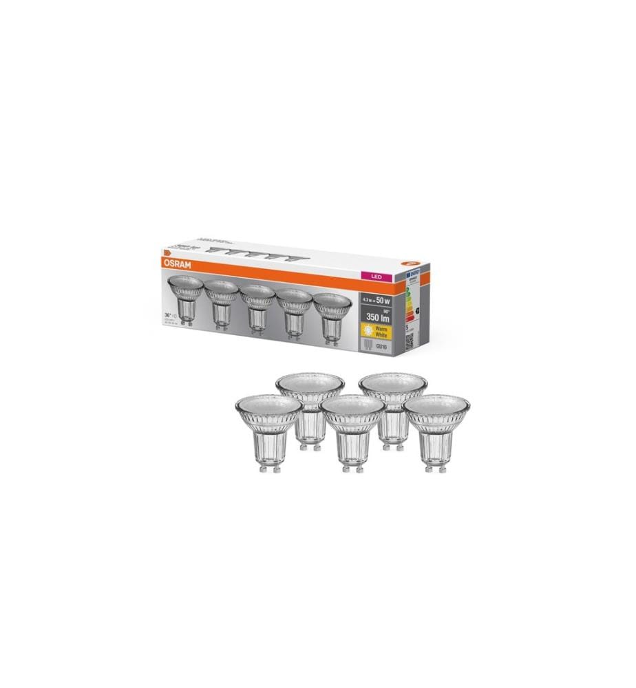 OSRAM - Lampe Base, 36° 4.3W, GU10 Blanc chaud (WW)