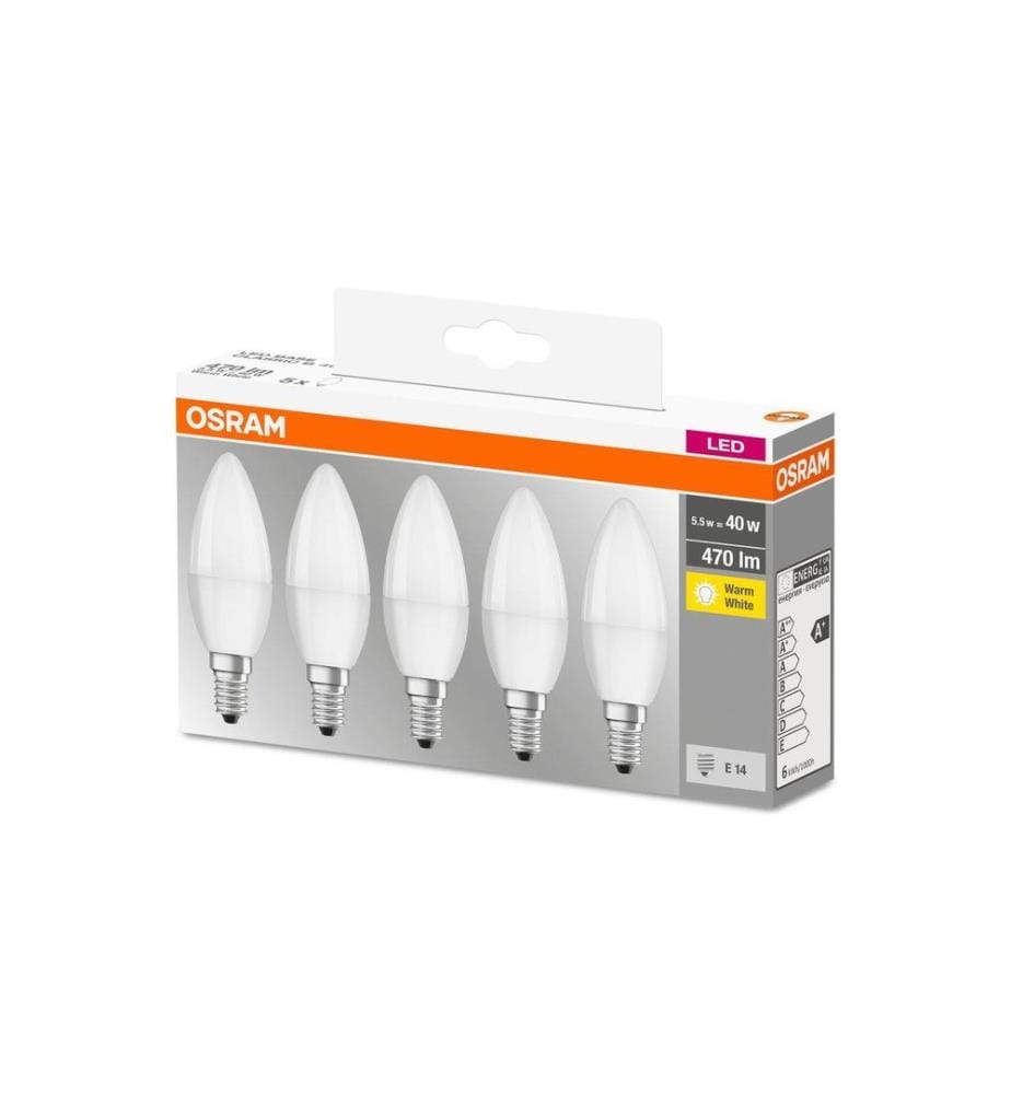 OSRAM - Lampe Base Retro, 5.5W, E14 Blanc chaud (WW)