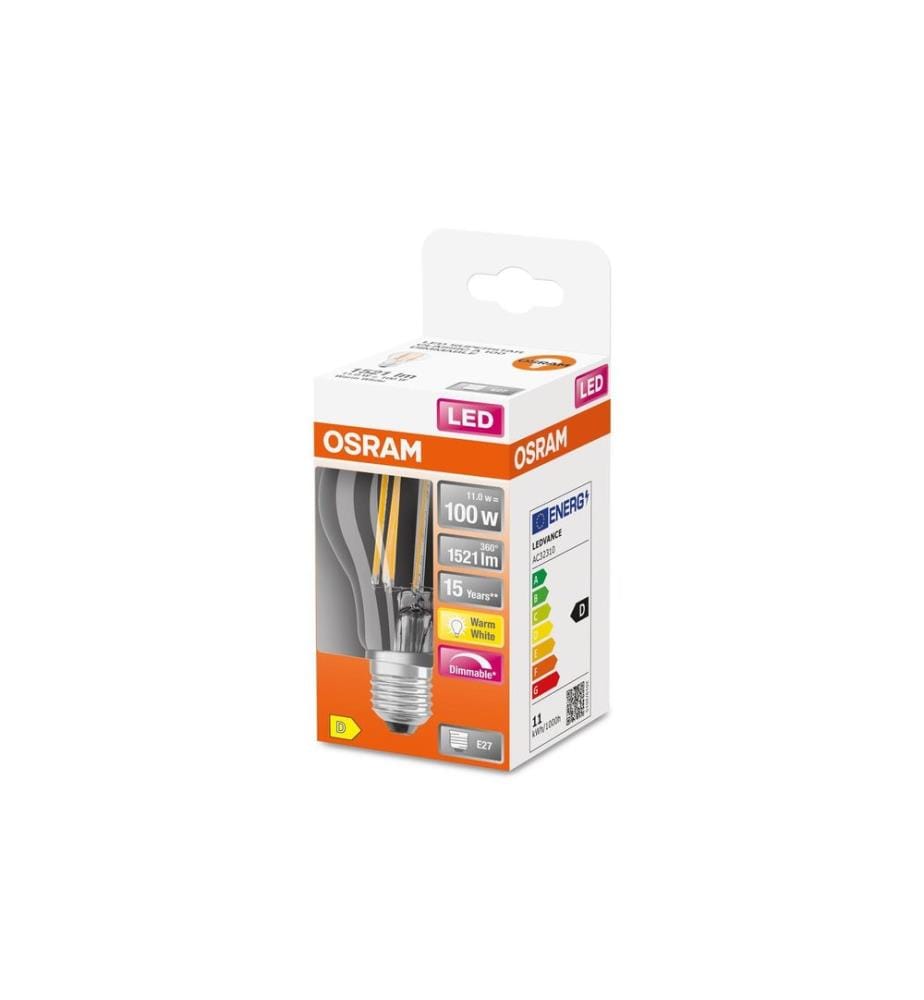 OSRAM - Lampe Superstar Filament, 13W, E27 Blanc chaud (WW)