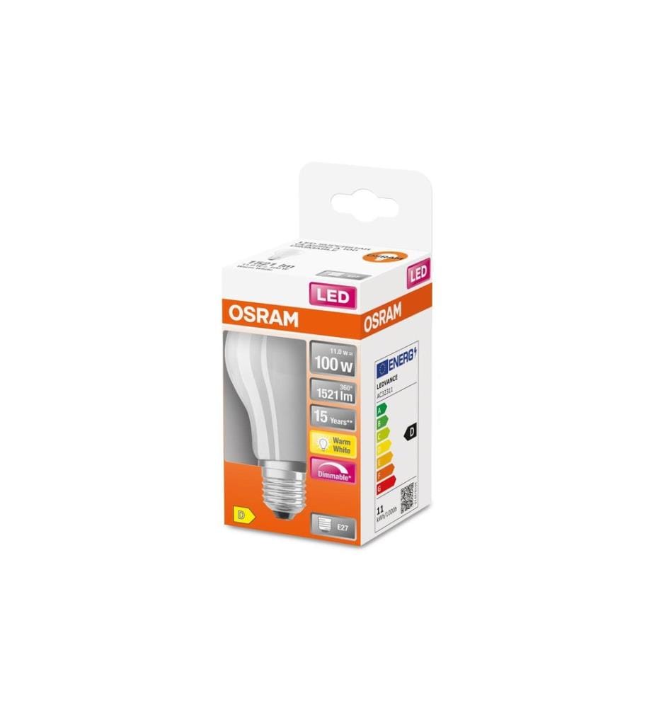 OSRAM - Lampe Superstar Retrofit, 11W, E27, Blanc chaud (WW)
